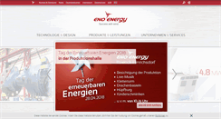 Desktop Screenshot of eno-energy.com