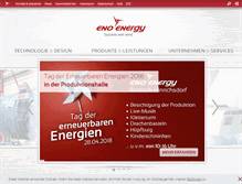Tablet Screenshot of eno-energy.com